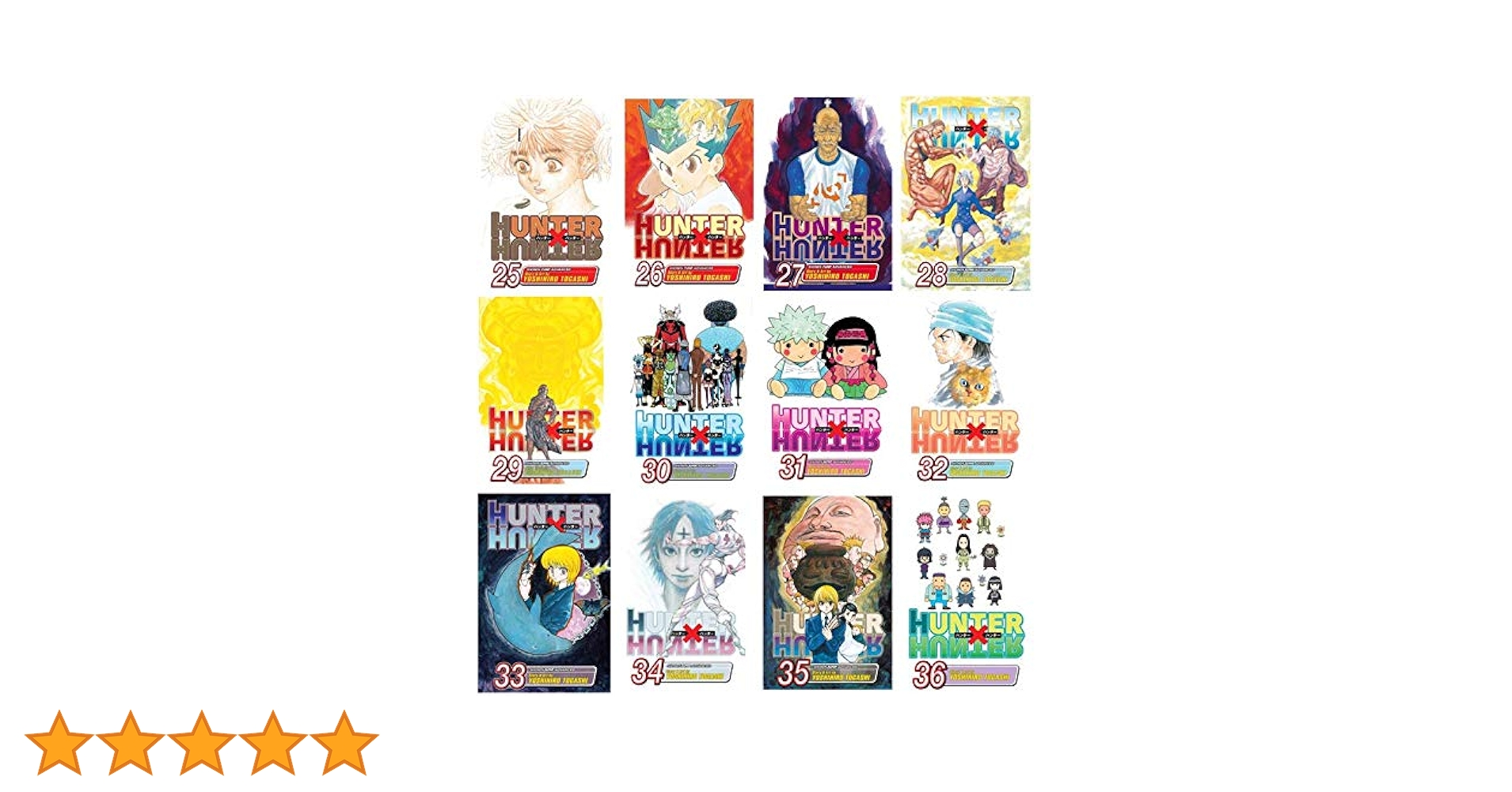 Hunter X Hunter Manga Set, Vol. 25 36: Books - Amazon.ca